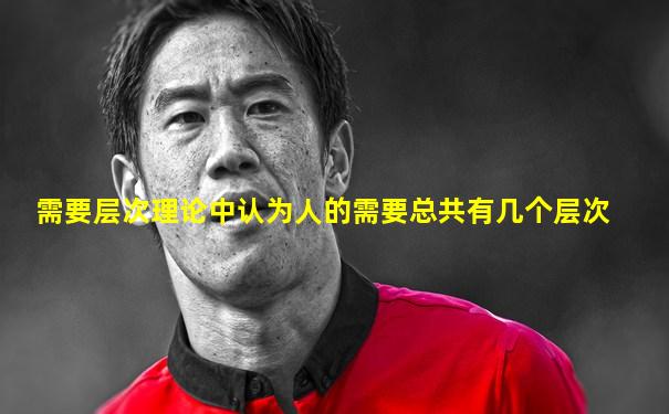 需要层次理论中认为人的需要总共有几个层次
